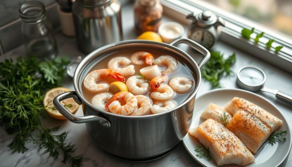 Seafood poaching tips Seafood poaching tips